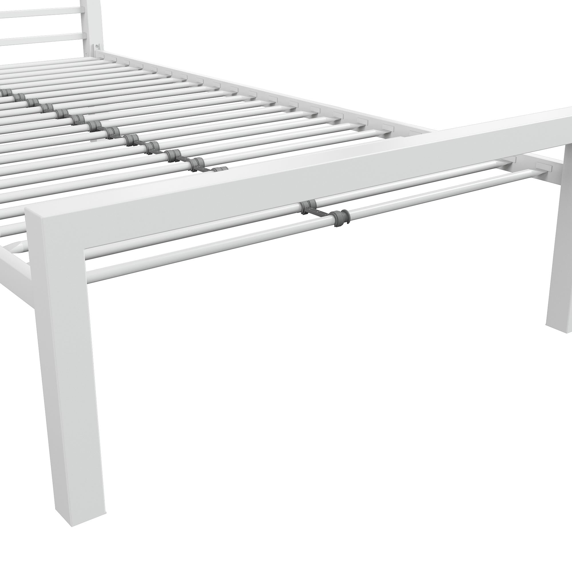 DHP Your Zone Twin Metal Bed, Multiple Colors, (White)