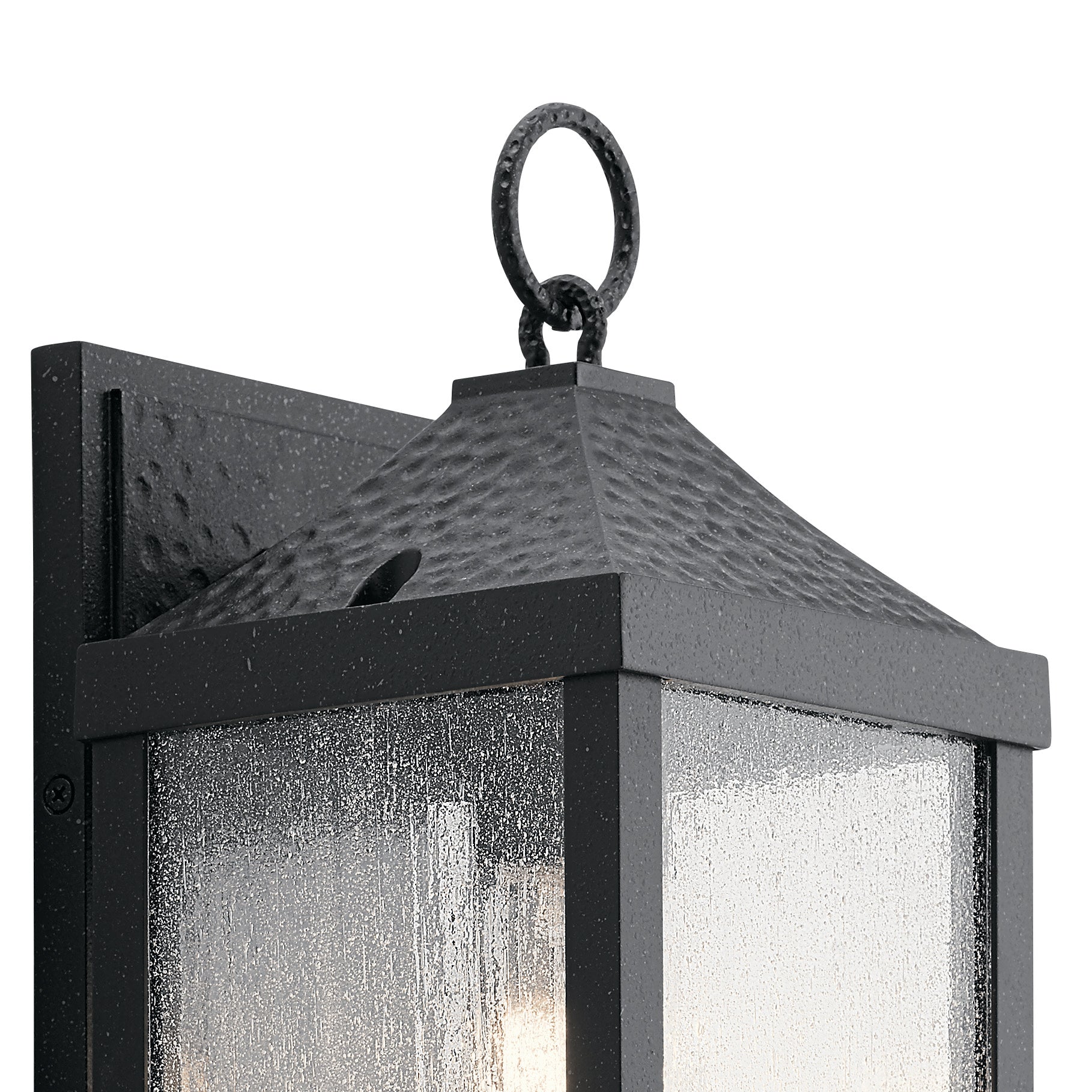 Kichler 49984 Distressed Black Springfield 1 Light 13-1/2" Tall Outdoor Wall Sconce