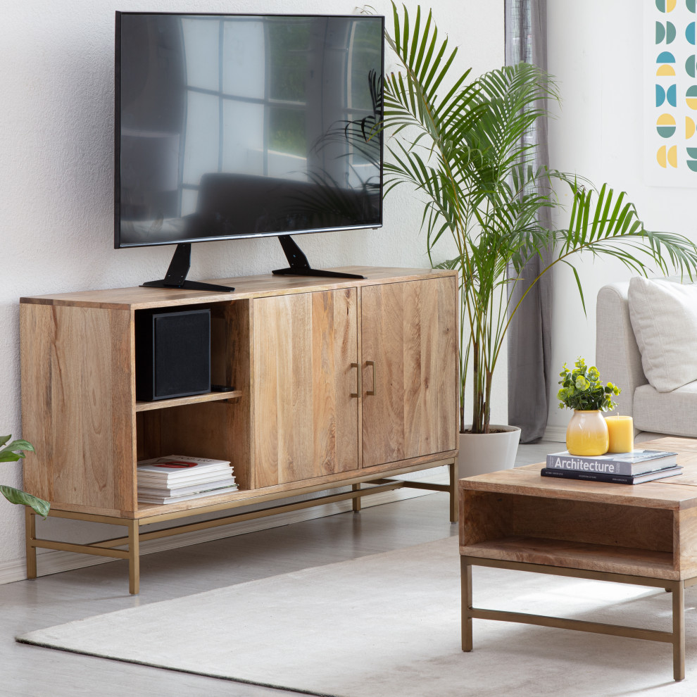 Nimes Media Unit   Transitional   Entertainment Centers And Tv Stands   by MH London  Houzz