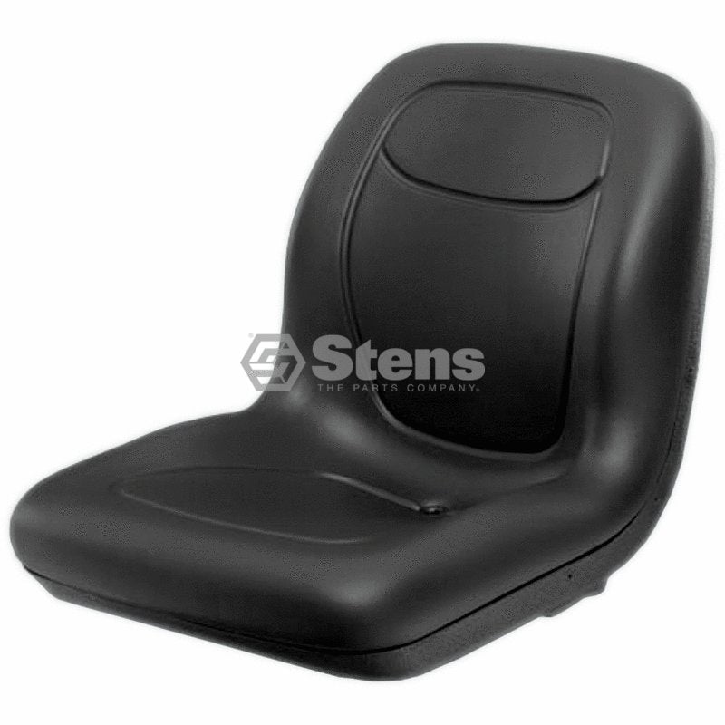 Stens 420-360 High Back Seat， Replaces Genie: 123137， John Deere: VG12160， Simplicity: 1731999， 1731999SM， Waterproof Vinyl， 18-5/8 x 18-3/4 x 22， Black