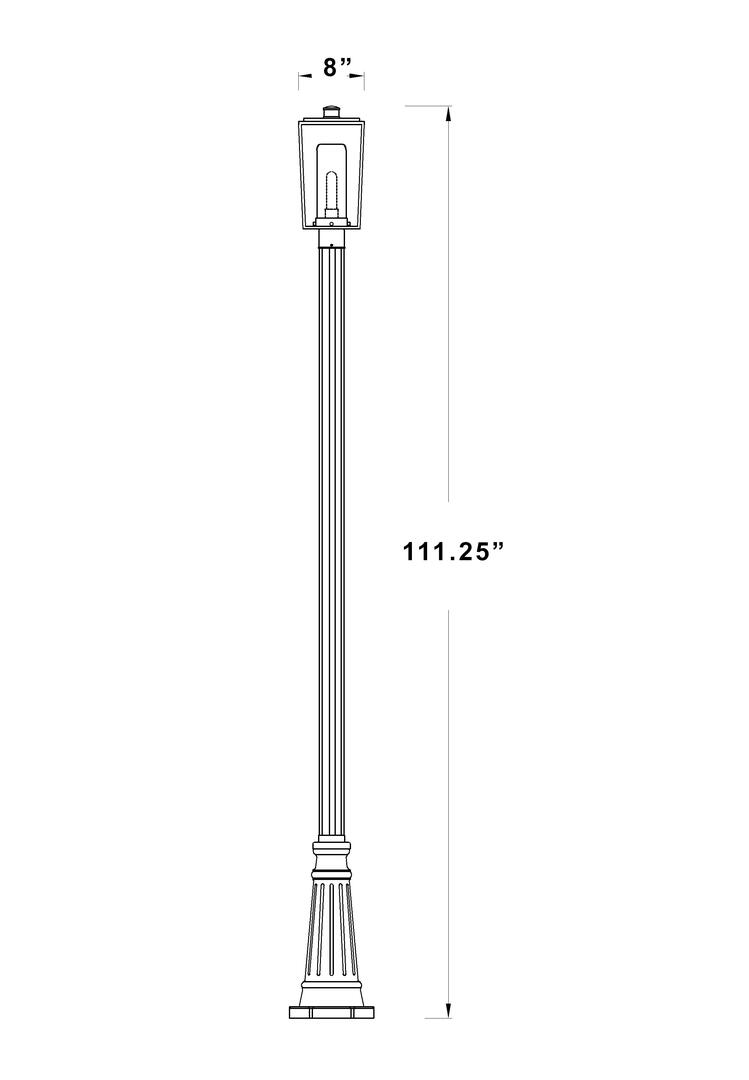 Z-Lite 595PHMR519PBK