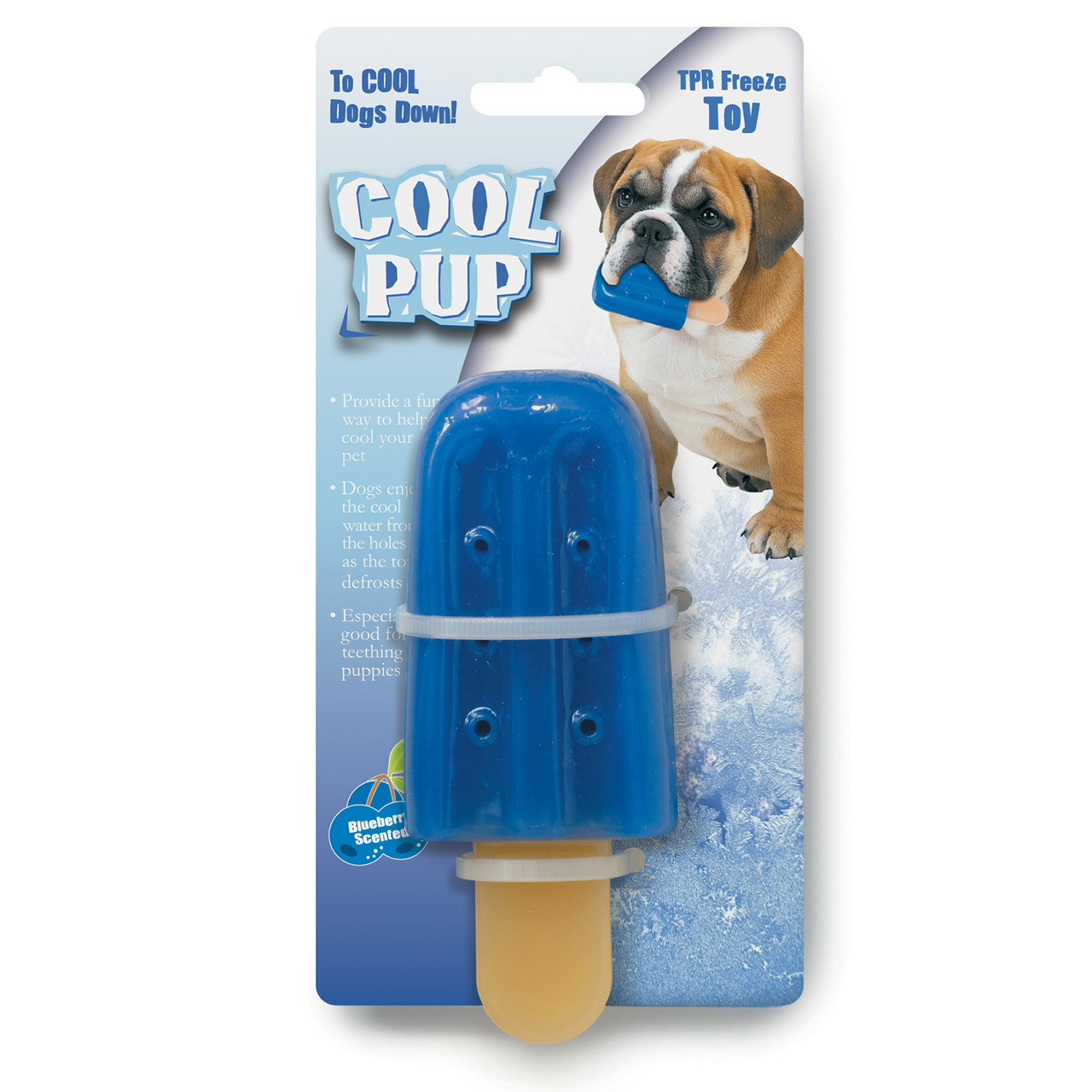 Cool Pup Mini Popsicle Blue Dog Toy