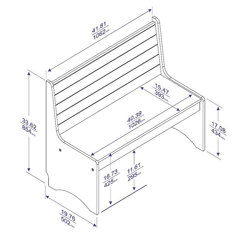 Linon Linson Large Storage Bench