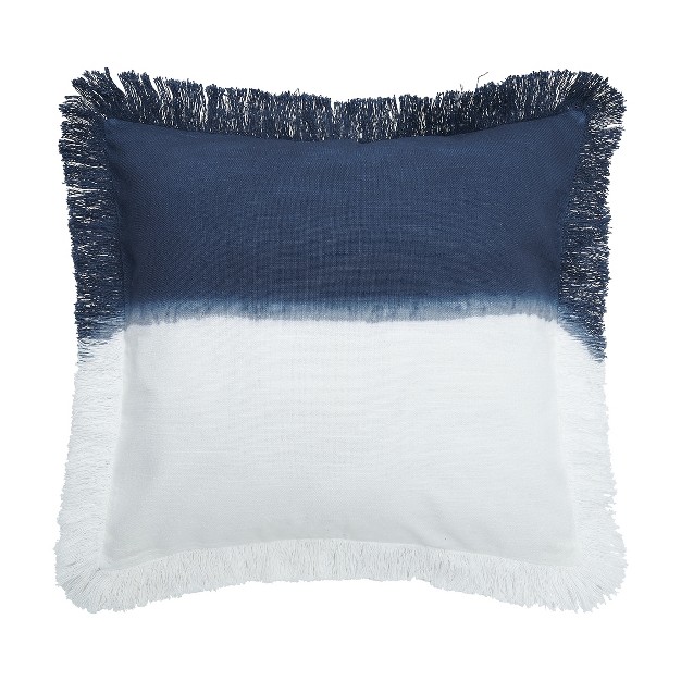 X 22 quot Aster Indigo Throw Pillow