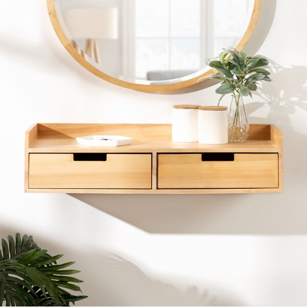 Kate and Laurel Kitt Floating Shelf Console Table