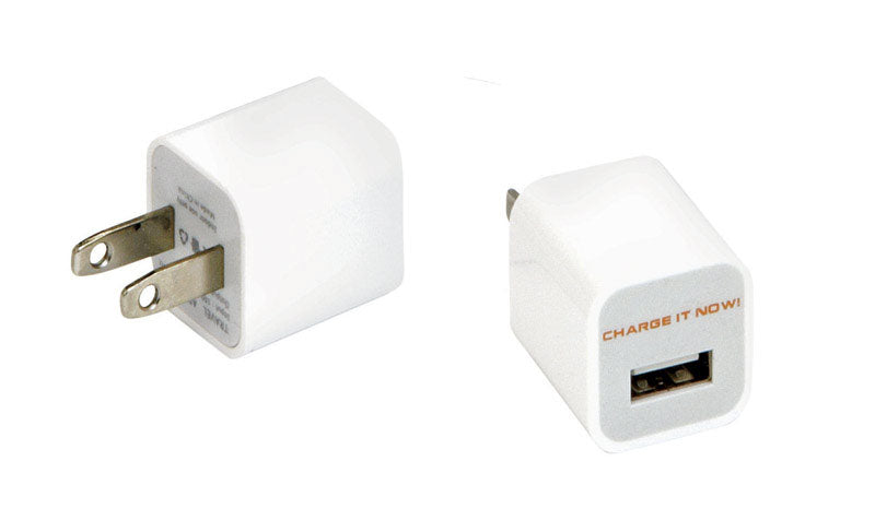 USB WALL CHRGER 1AMP WH