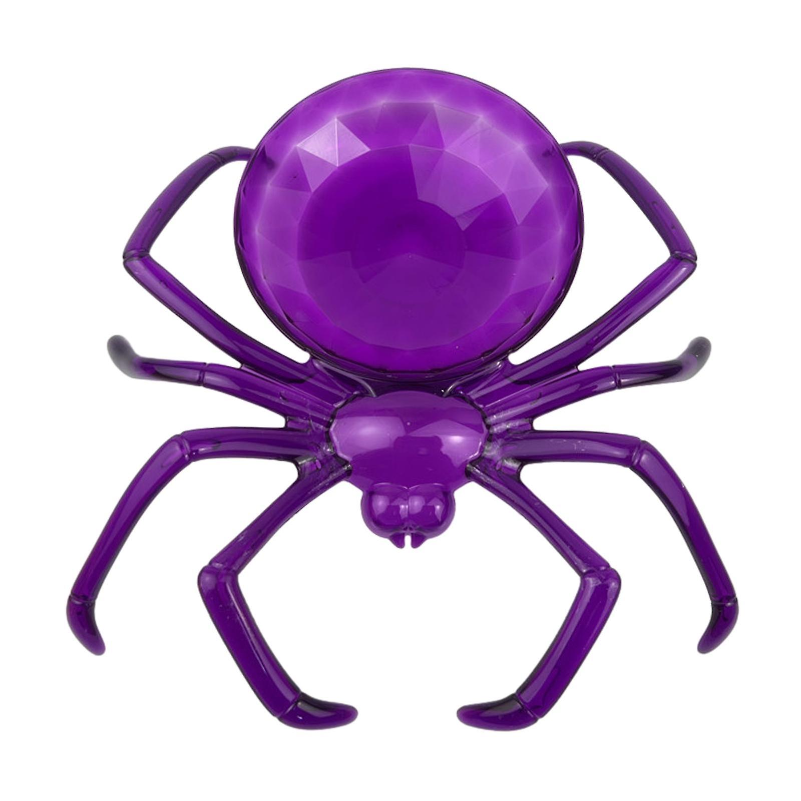 Spider Serving Tray Themed Party Supplies Decorative Food Storage Candy Dish Violet