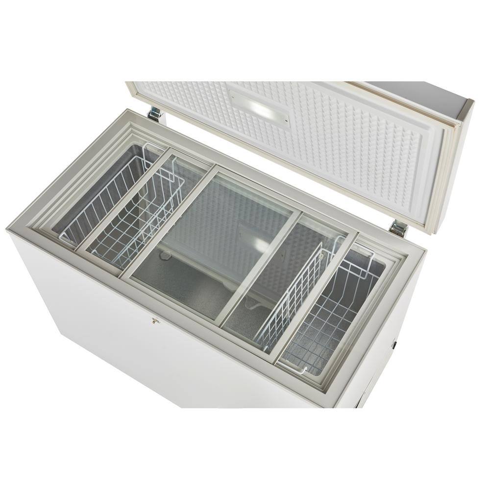 Unique Appliances Off-Grid 45.7 in. 9.3 cu. ft. 265L Solar DC Chest Freezer in White UGP-265L W