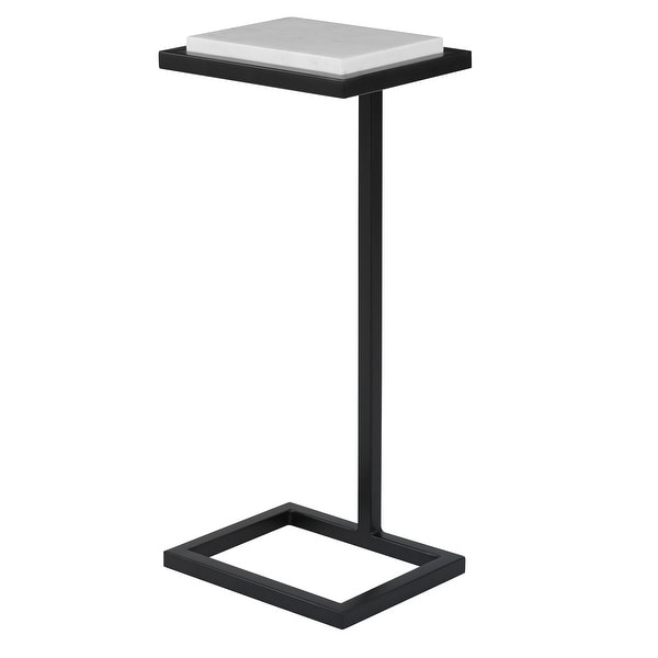 White Martini End Table - 8