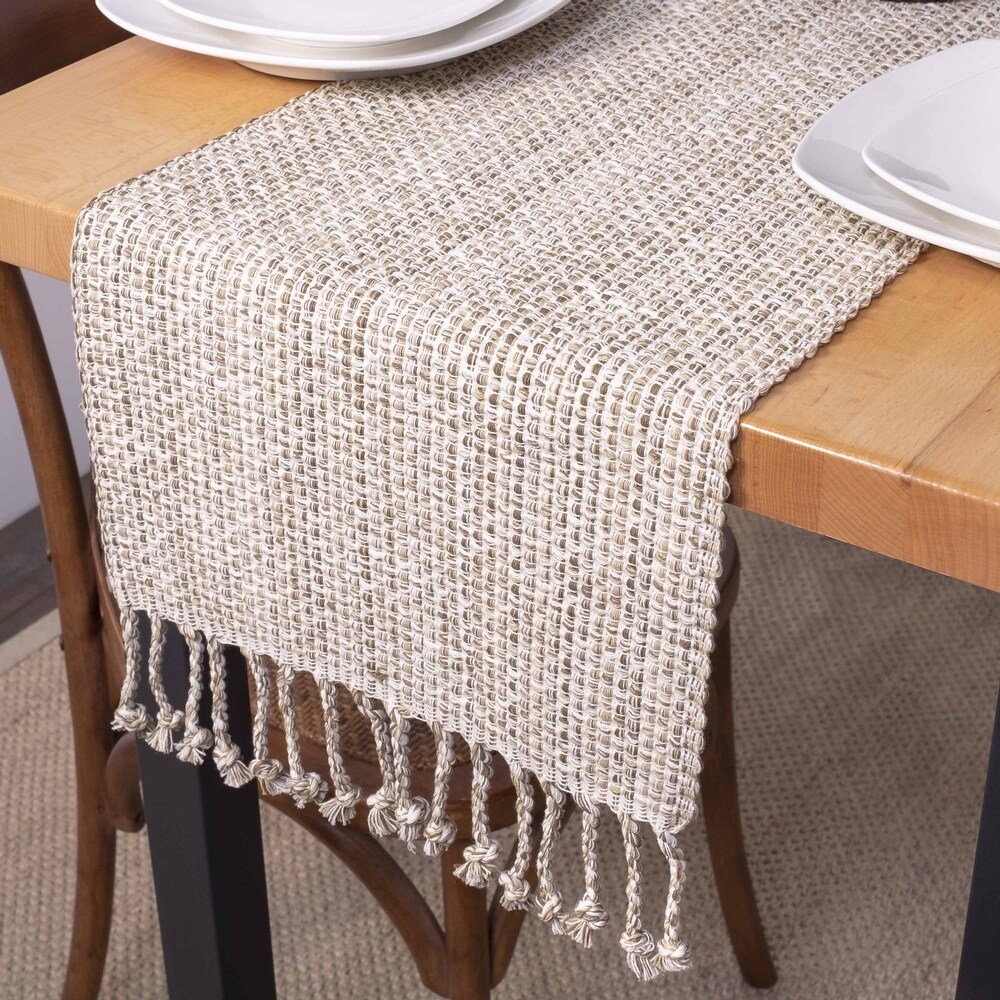 Trends Collection Tone on Tone Cotton Table Runner 13\