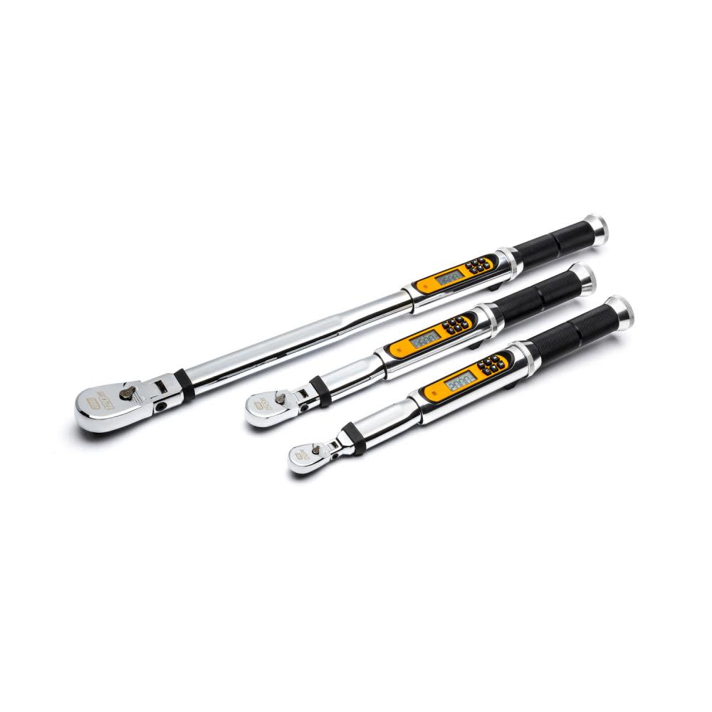 3/8 Drive 120XP™ Flex Head Electronic Torque Wrench with Angle ;