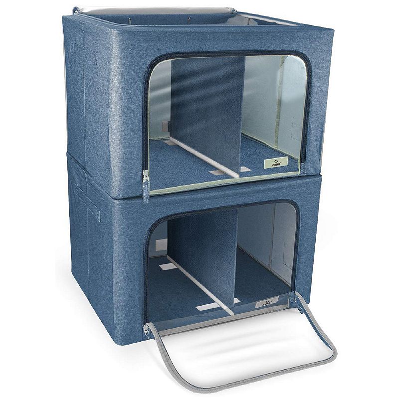 Sorbus Foldable Clothing Storage Bin with Window