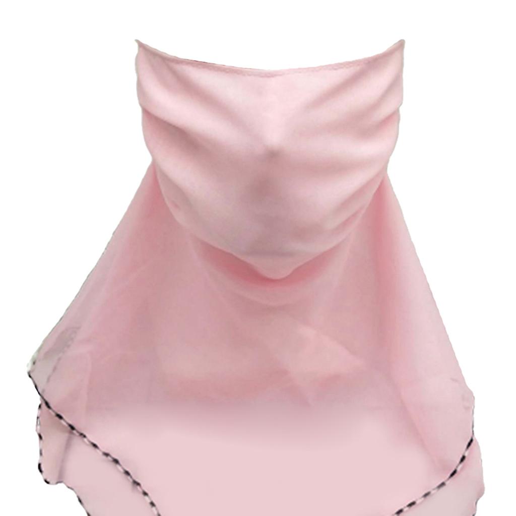 2pcs Ladies Summer Half Face Silk Scarf Shade Shields Mouth Cover Dust-proof