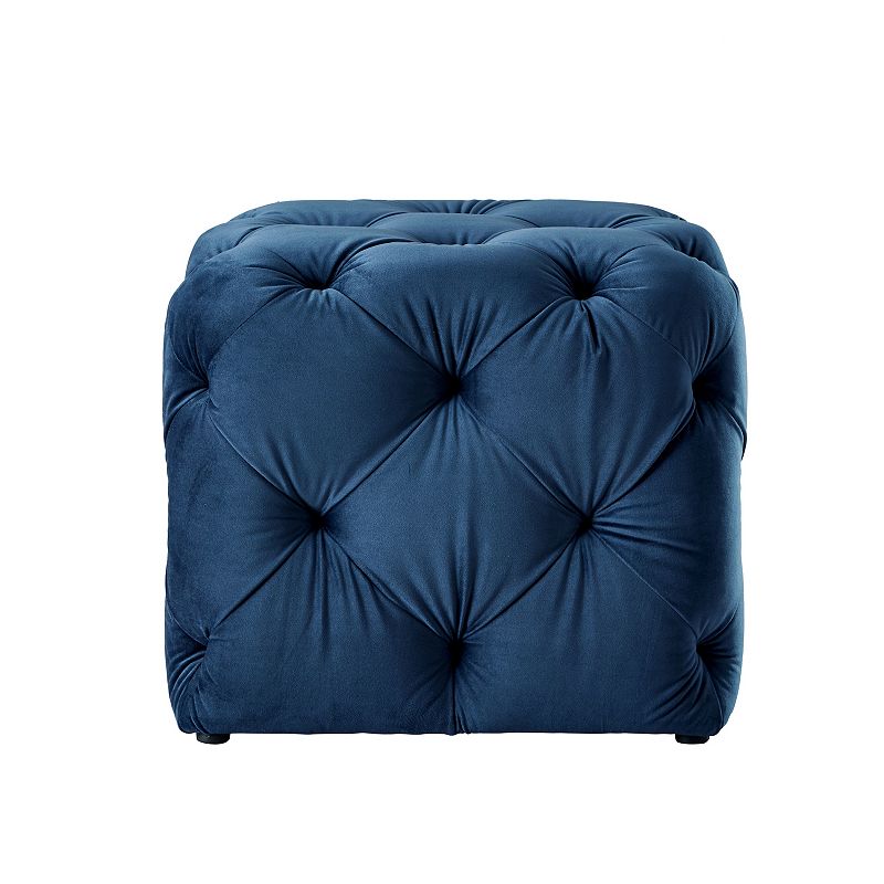 Cecil 1pc Ottoman Tufted Allover