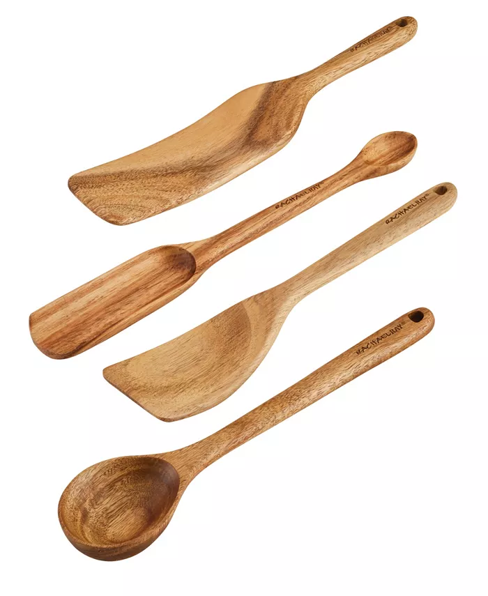 Rachael Ray Tools and Gadgets Wooden Kitchen Utensils， Set of 4