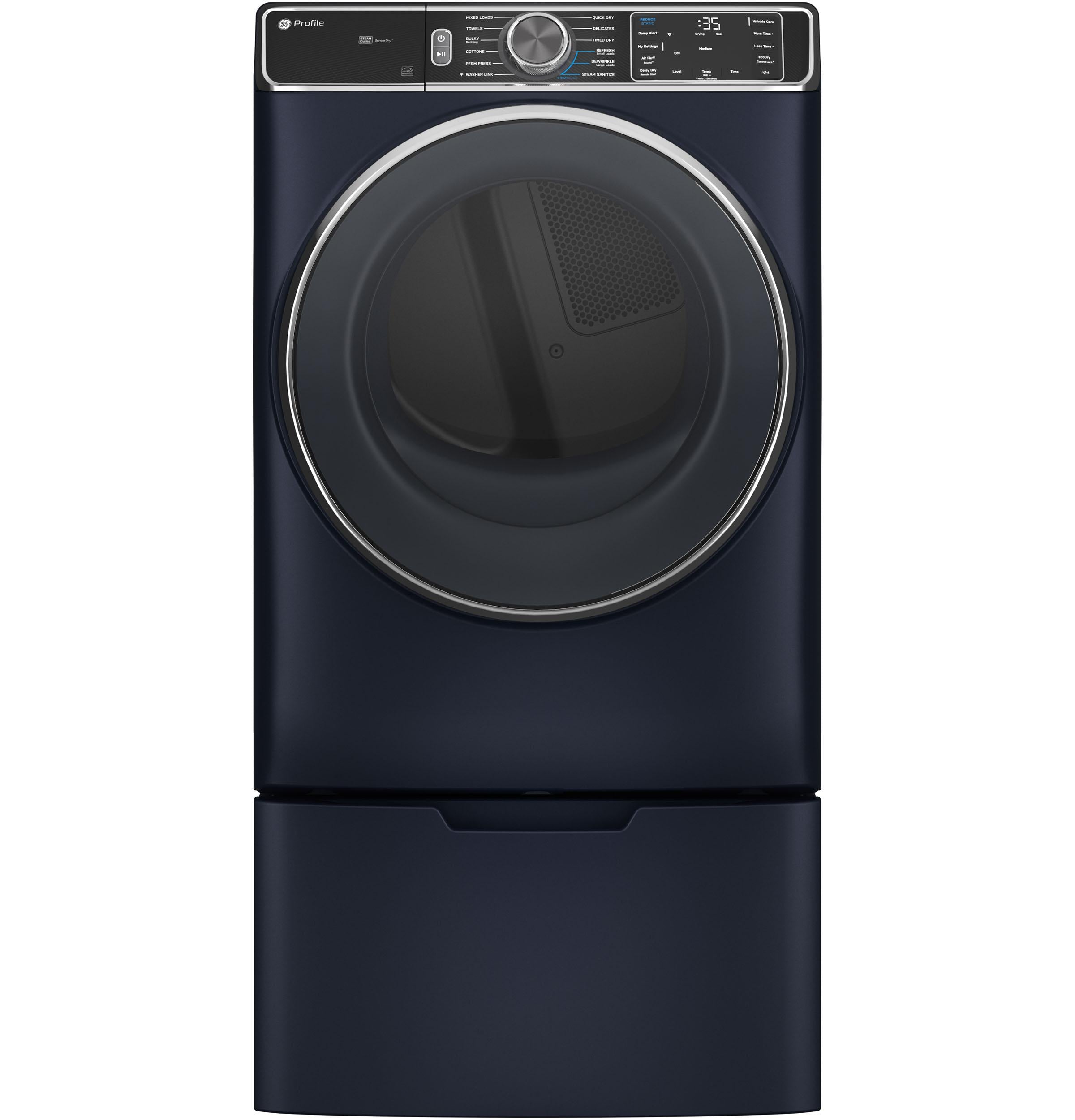 Ge Appliances PFD87ESPVRS Ge Profile™ 7.8 Cu. Ft. Capacity Smart Front Load Electric Dryer With Steam And Sanitize Cycle