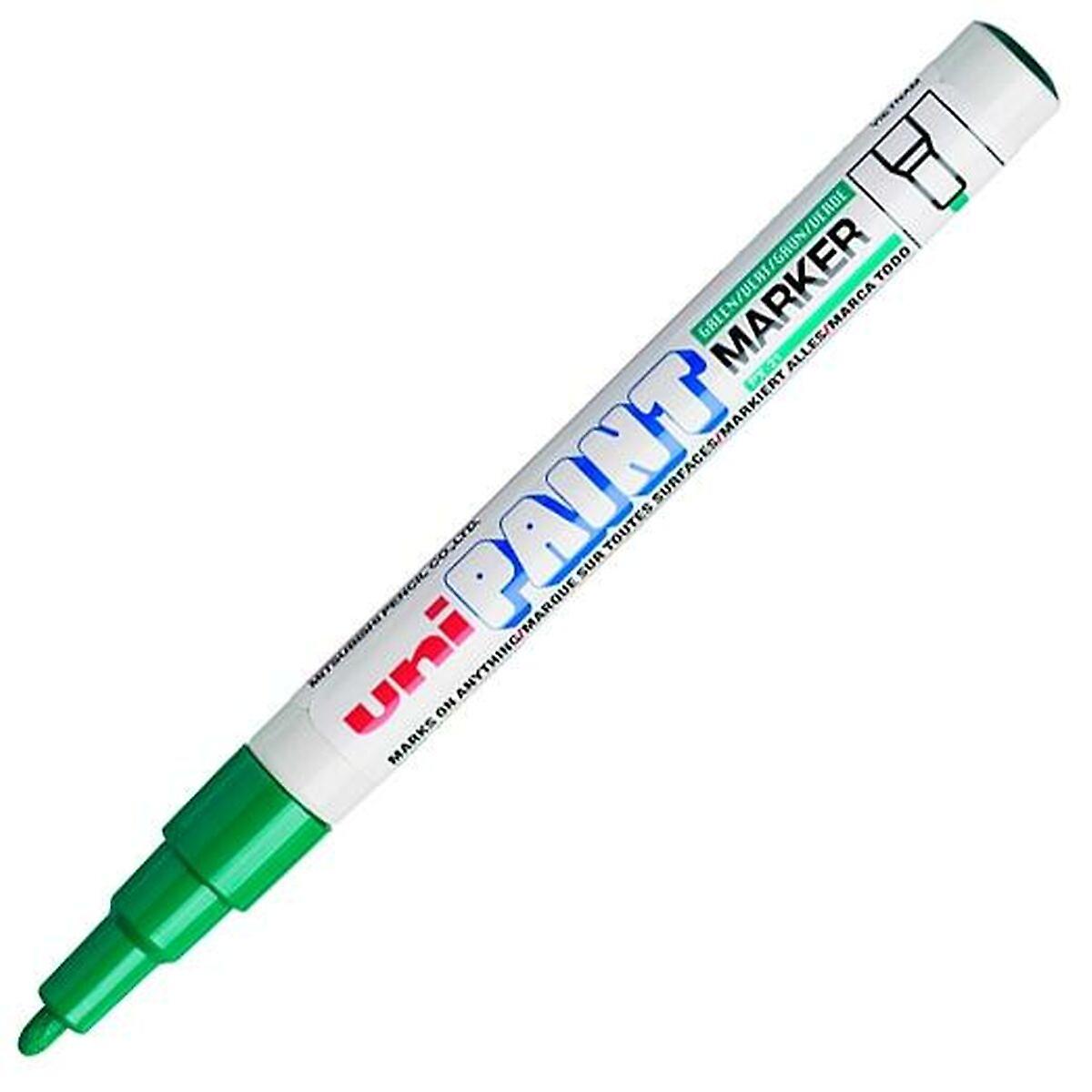 Permanent marker Uni-Ball Paint PX-21L Green 12 Units