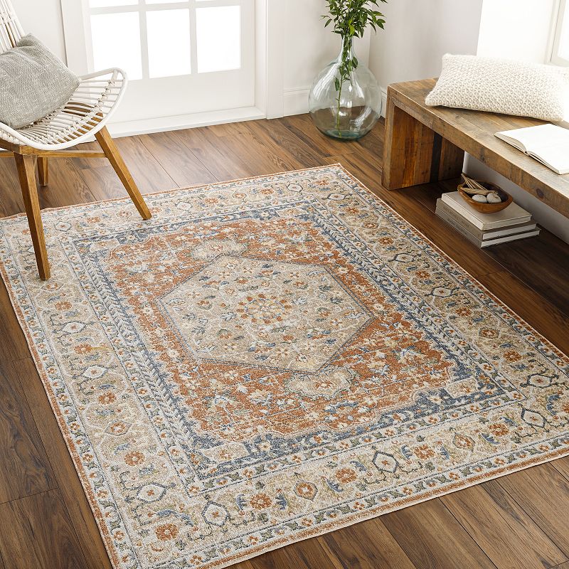 Decor 140 Lora Traditional Washable Area Rug