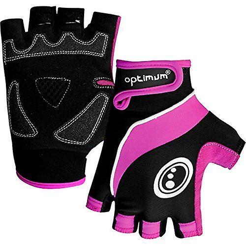 Optimum Sports Nitebrite High Vis Half Finger Ladies Cycling Gloves