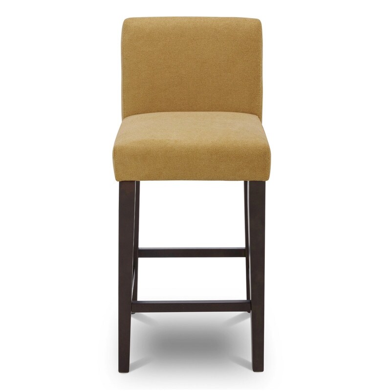 Eason Upholstered Low Back Barstool Set of 2