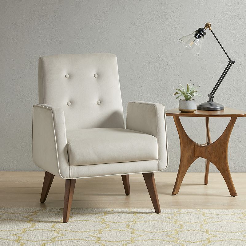 INK+IVY Lacey Mid Century Modern Velvet Upholstered Accent Chair