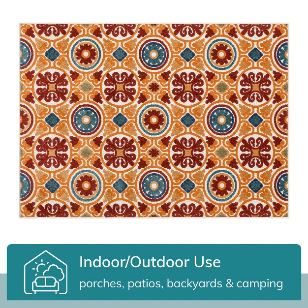 Well Woven Audun Geometric Indoor Outdoorhigh low Pile Area Rug