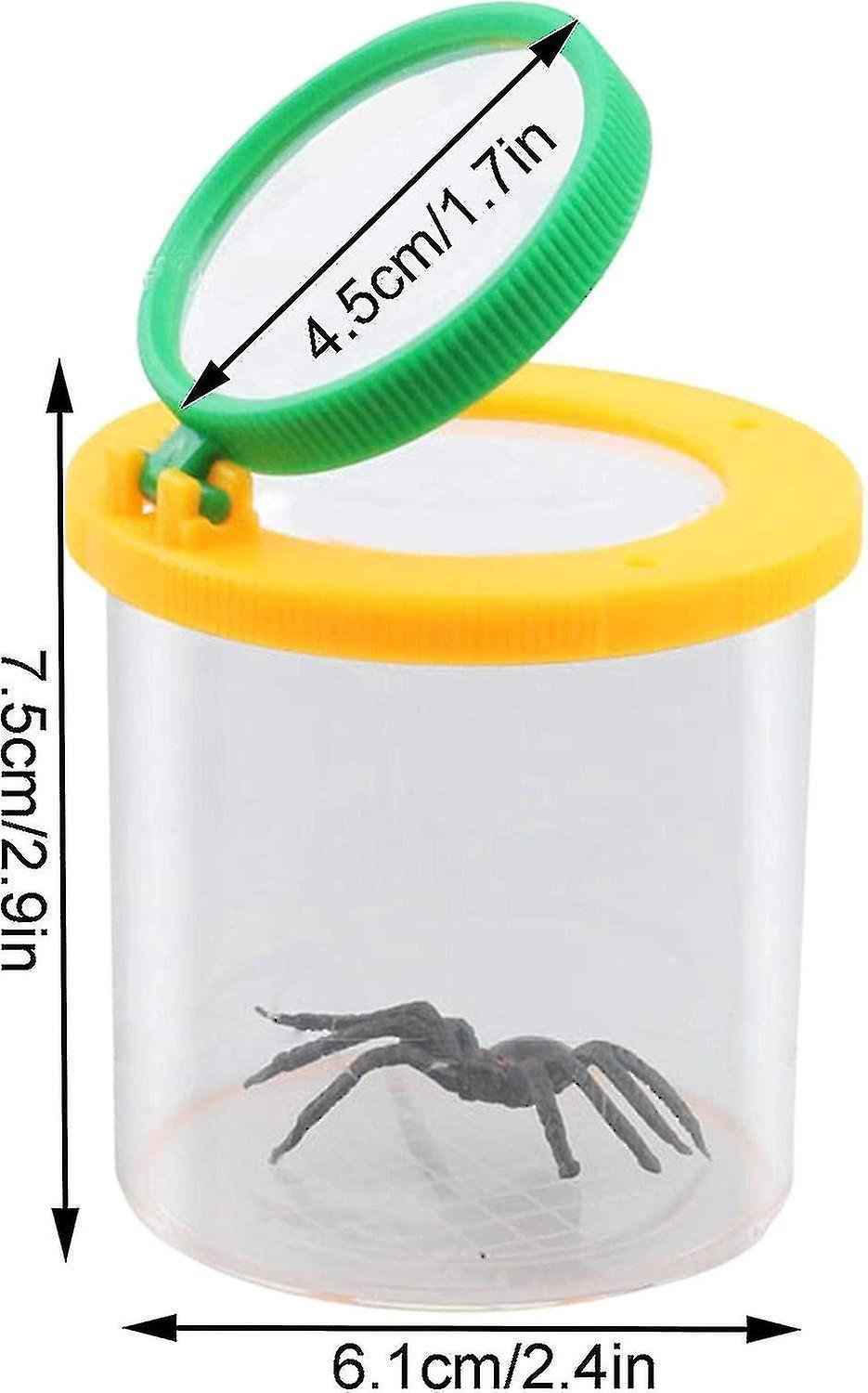 Bugs Catcher For Kids With A Spider Toy Bugs Magnifier Insect Magnifying Jar Backyard Explorer Colle