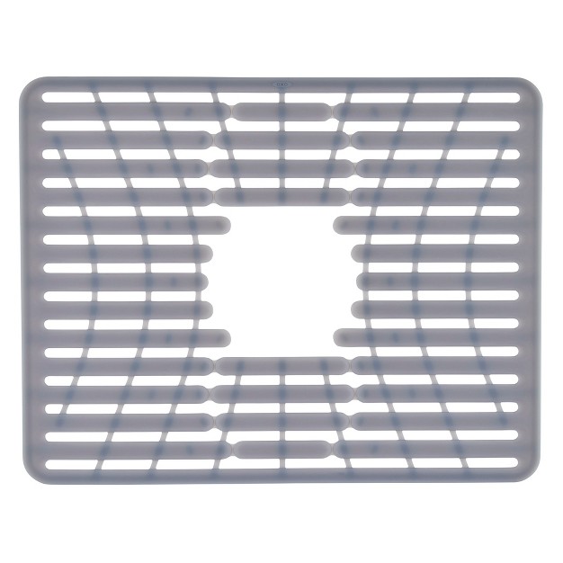 X 12 8 quot Silicone Sink Mat Gray