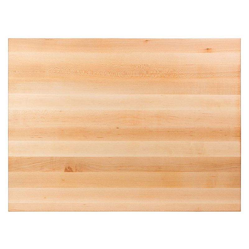 John Boos Maple Wood Edge Grain Reversible Cutting Board， 24 x 18 x 1.5 Inches