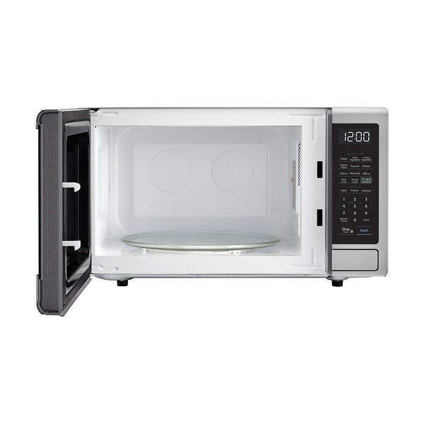 1.1-Cu. Ft. Countertop Microwave with Alexa-Enabled Controls， Stainless Steel