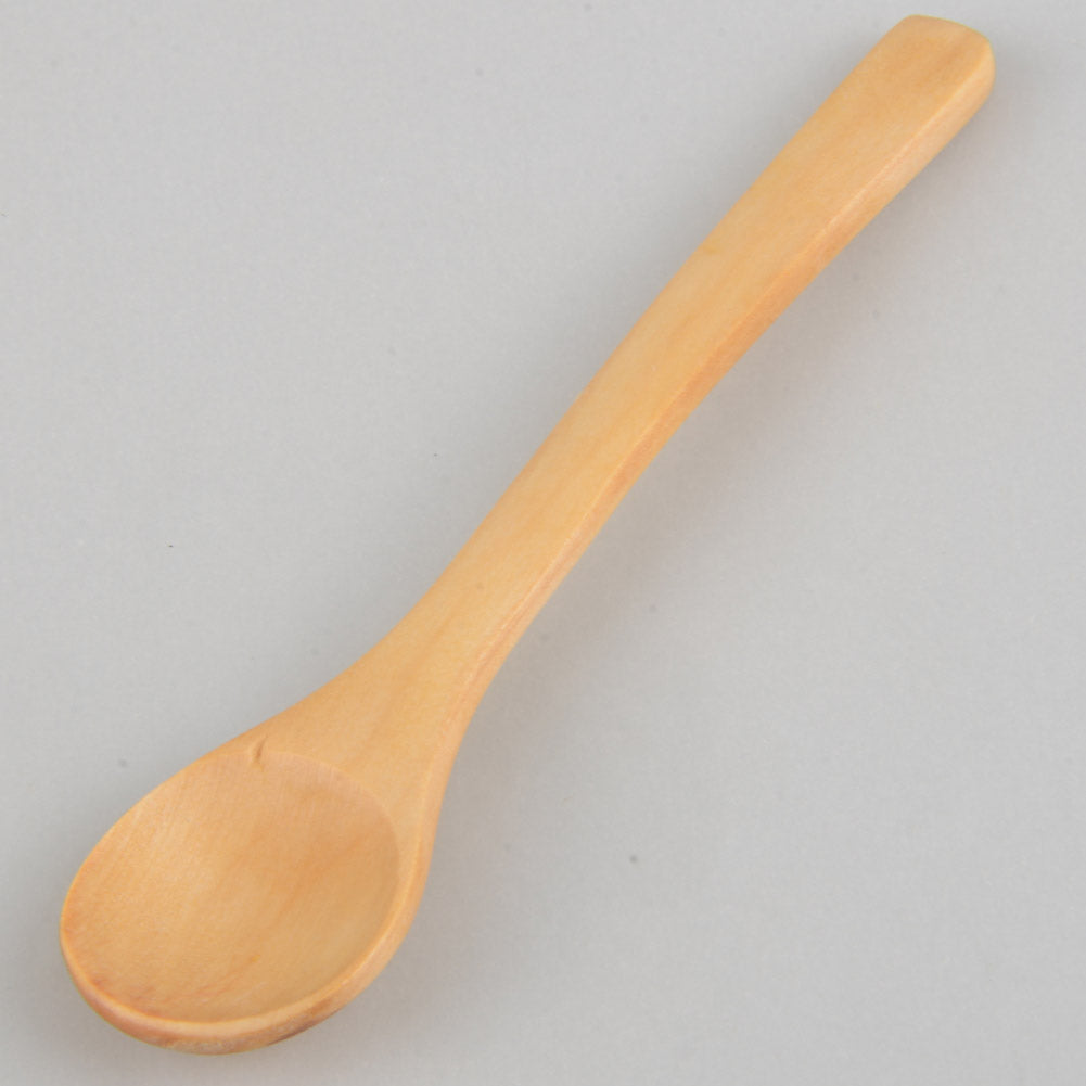 6Pcs Wooden Bamboo Honey Dessert Food Cake Food-grade Spoon Coffee Condiment Cooking Utensil Scoop Spoon Catering Teaspoon Tools