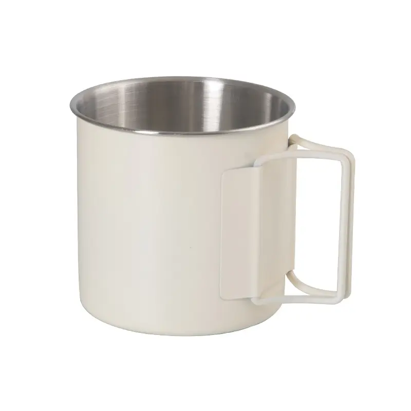 Customized Color full Out Door Mule Mug Portable Stainless Steel 304 Water Jug Camping Mule Mug with Folding Handle