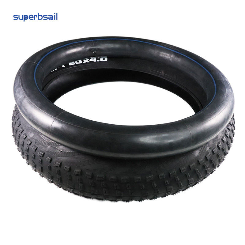 Superbsail EU Stock Outer Tire Inner Tube 20*4.0 Tire 20*4.2 Inner Tube Snow Tyre Bicycle Bike Parts For 20 26 Inch Fat Bike