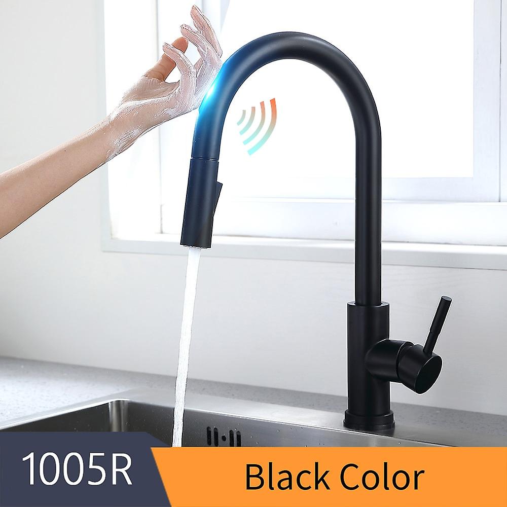 Smart Touch Kitchen Faucets Crane For Sensor Kitchen Water Tap Sink Mixer Rotate Touch Faucet Sensor Water Mixer Kh-1005