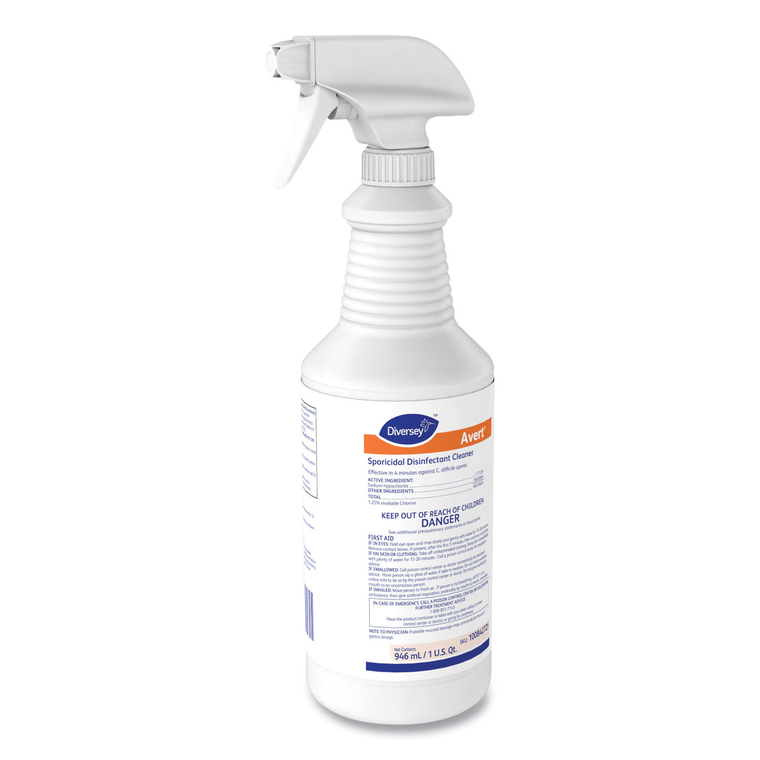 Avert Sporicidal Disinfectant Cleaner by Diverseyandtrade; DVO100842725