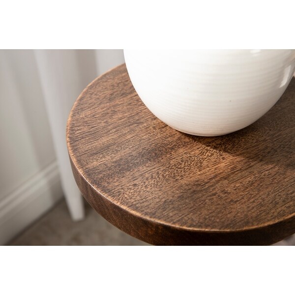 Kate and Laurel Wegner Wooden Drink Table