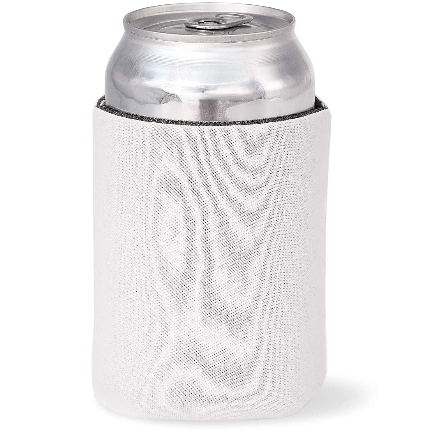 24-Pack Blank White Beer Can Insulated Neoprene Sleeve Bottle Covers for DIY