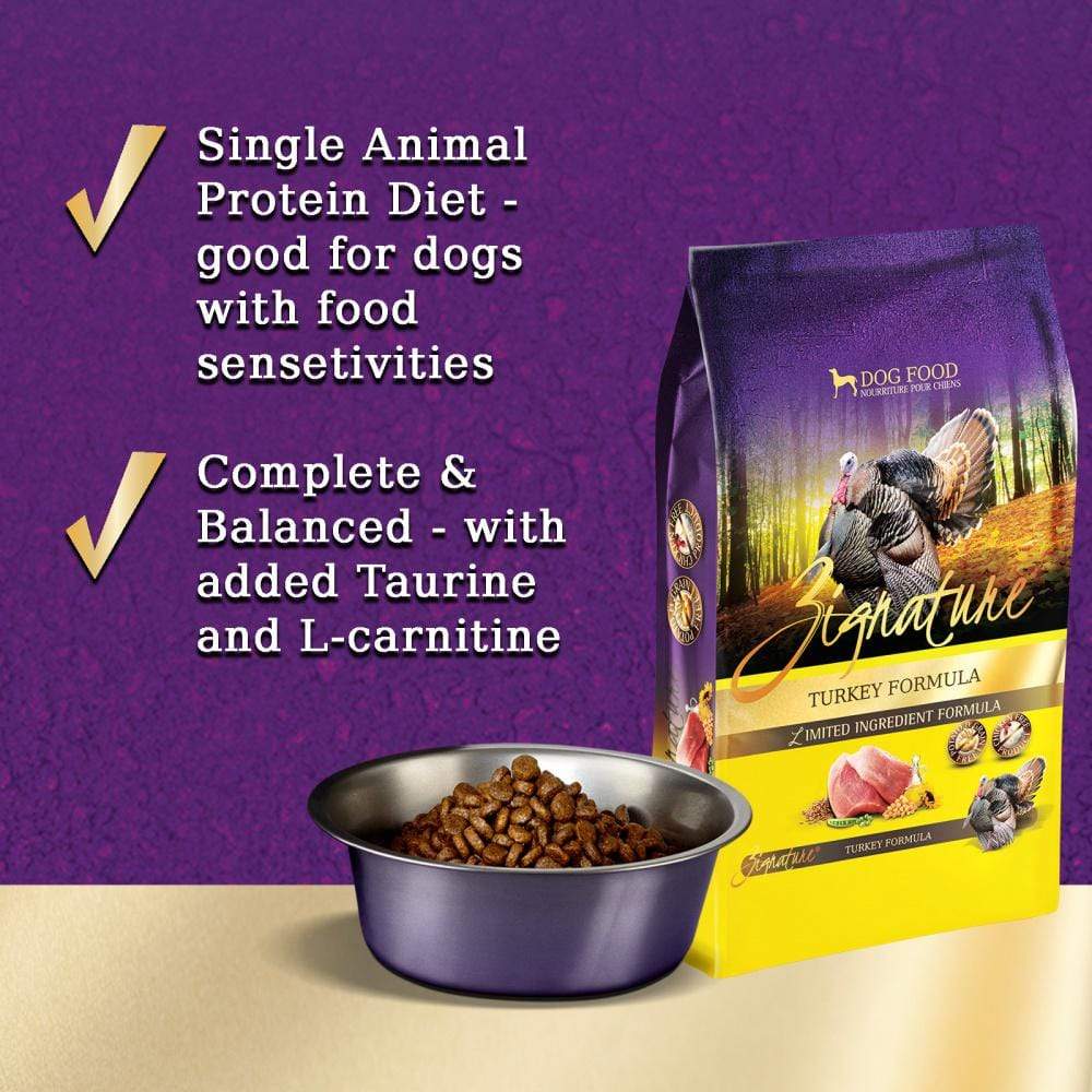 Zignature Limited Ingredient Diet Grain Free Turkey Formula Dry Dog Fo