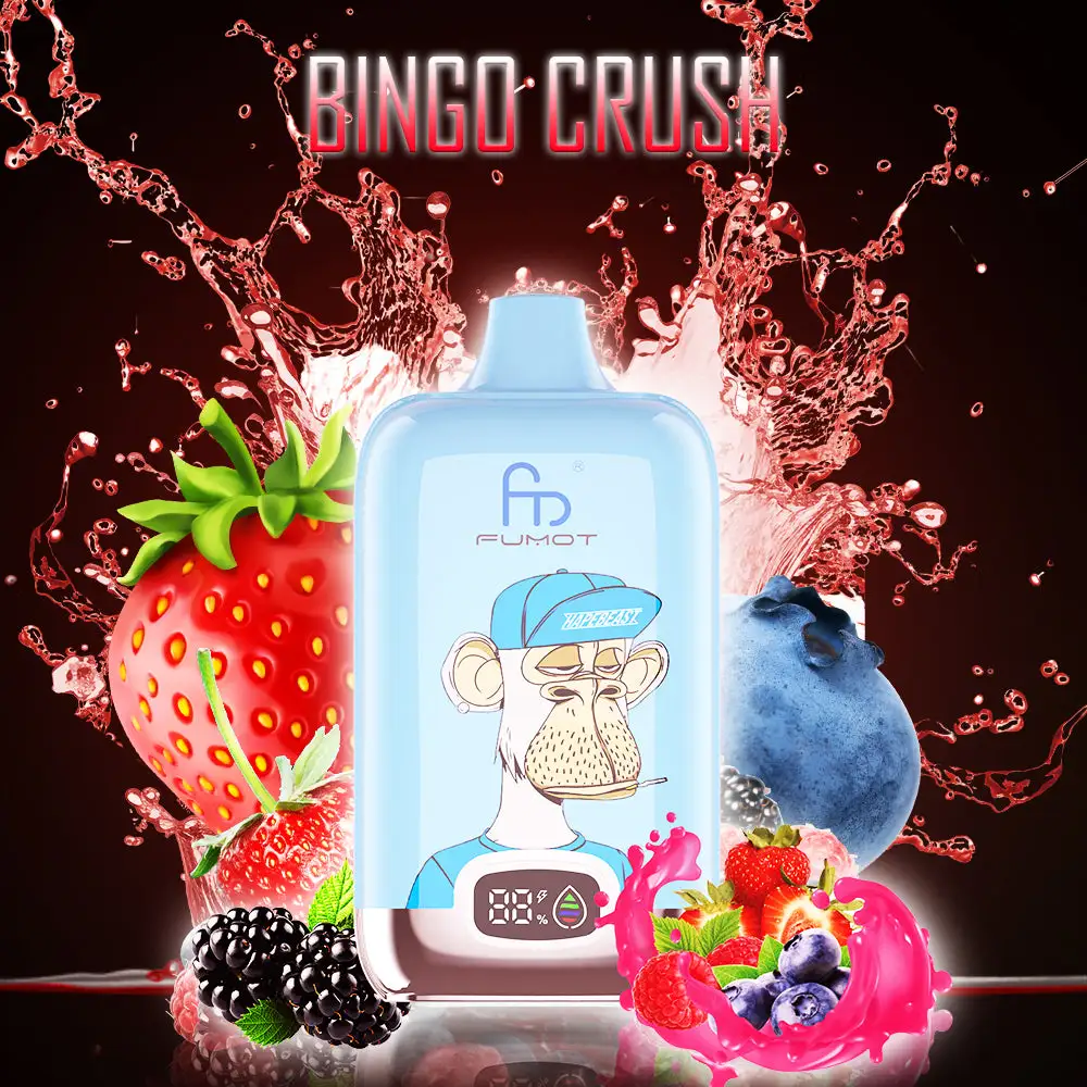 Fumot Tornado Digital Box 12000 Puffs - Bingo Crush