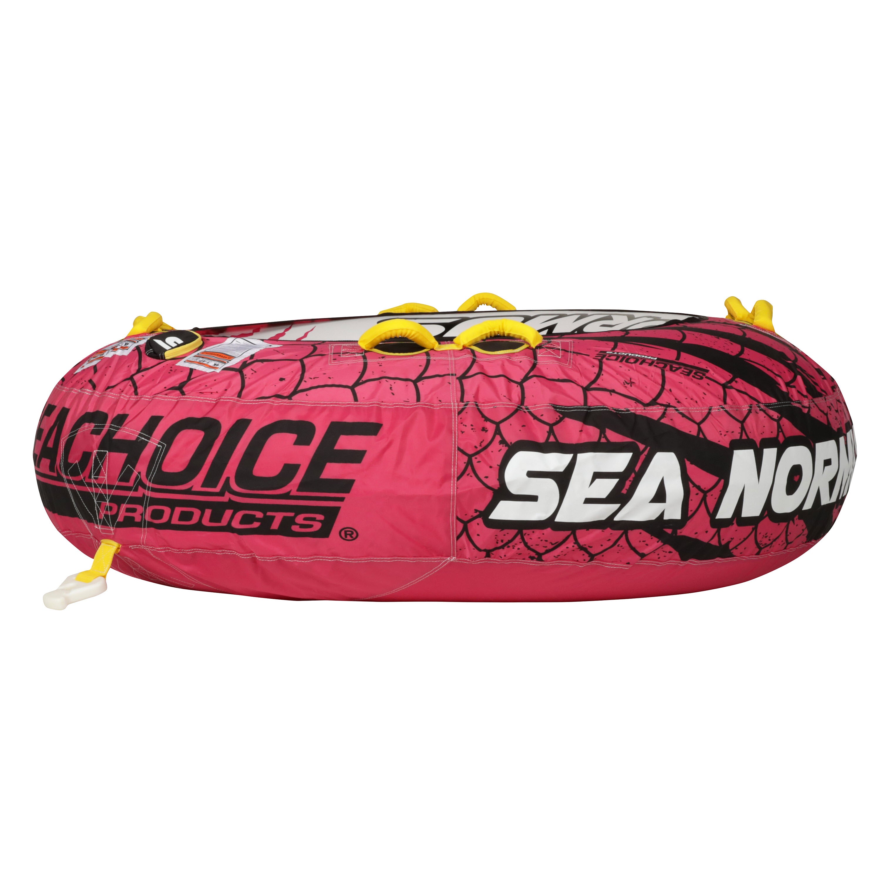 Seachoice 86904 Sea-Normous Open Top Tube， 1-4 Riders， Air-Cushioned Floor， 69x69 inches