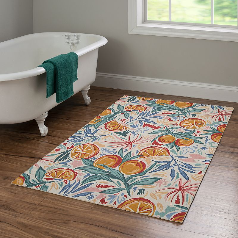 Linon Pensacola Outdoor Washable Rug