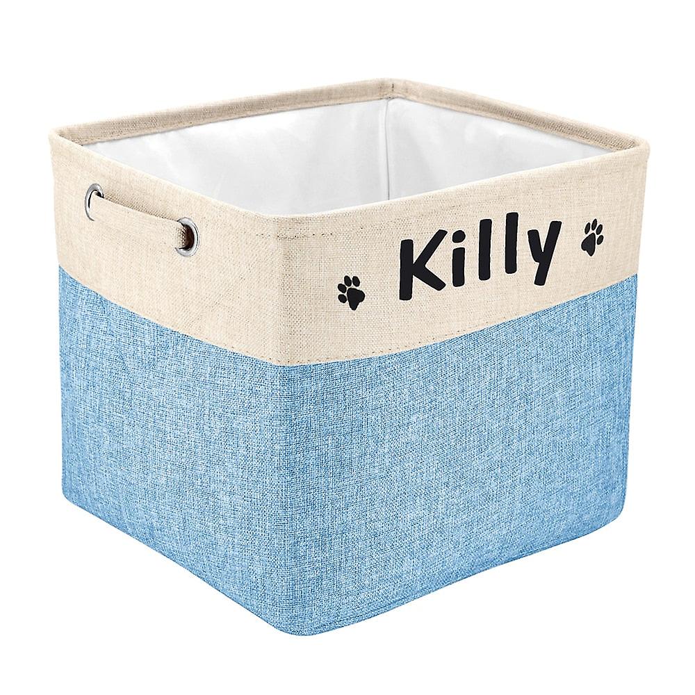 Personalized dog toys storage bins