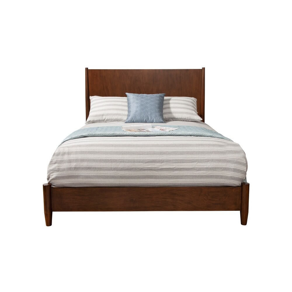 1435APB Walnut Queen Platform Bed