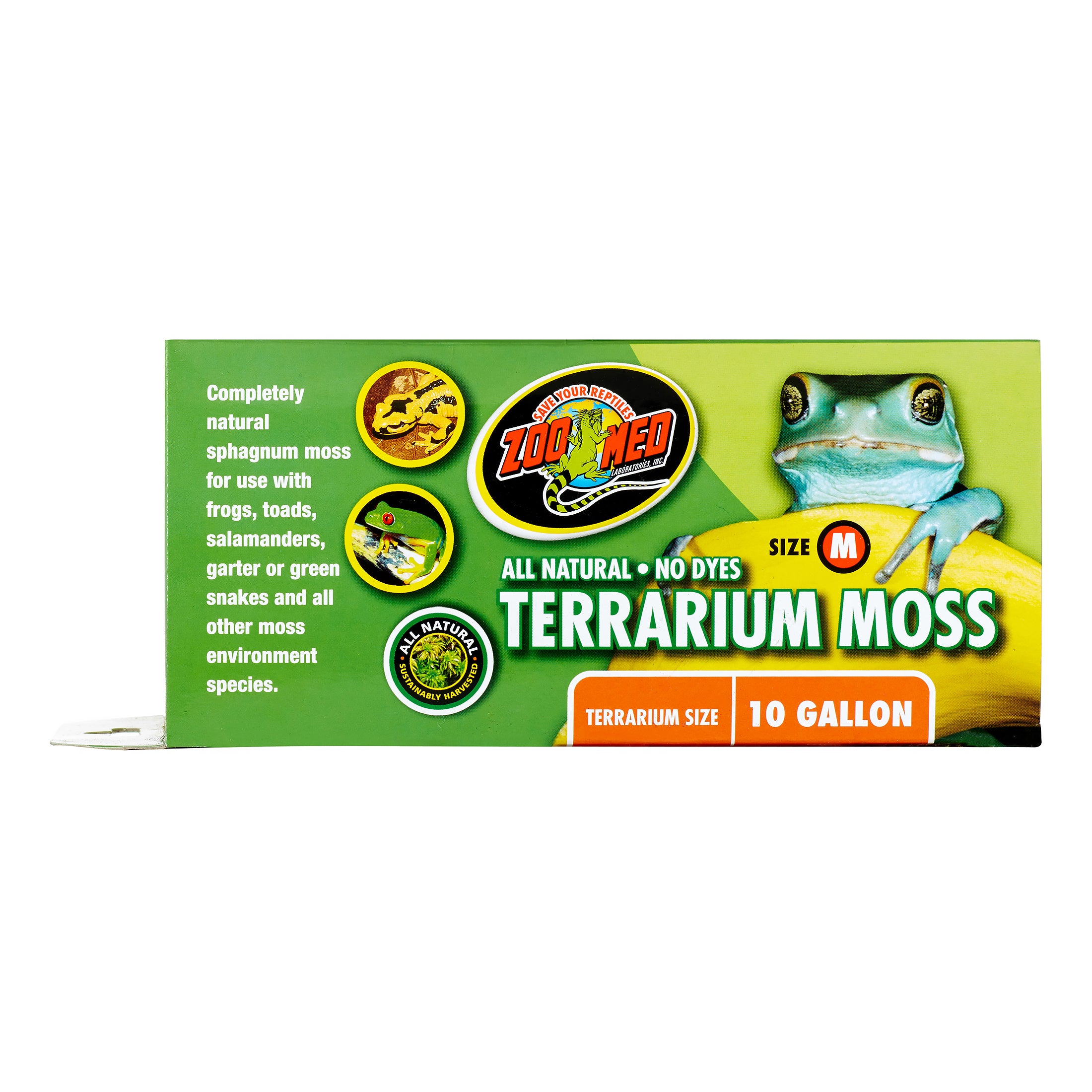 Zoo Med Natural Terrarium Moss Substrate， Medium