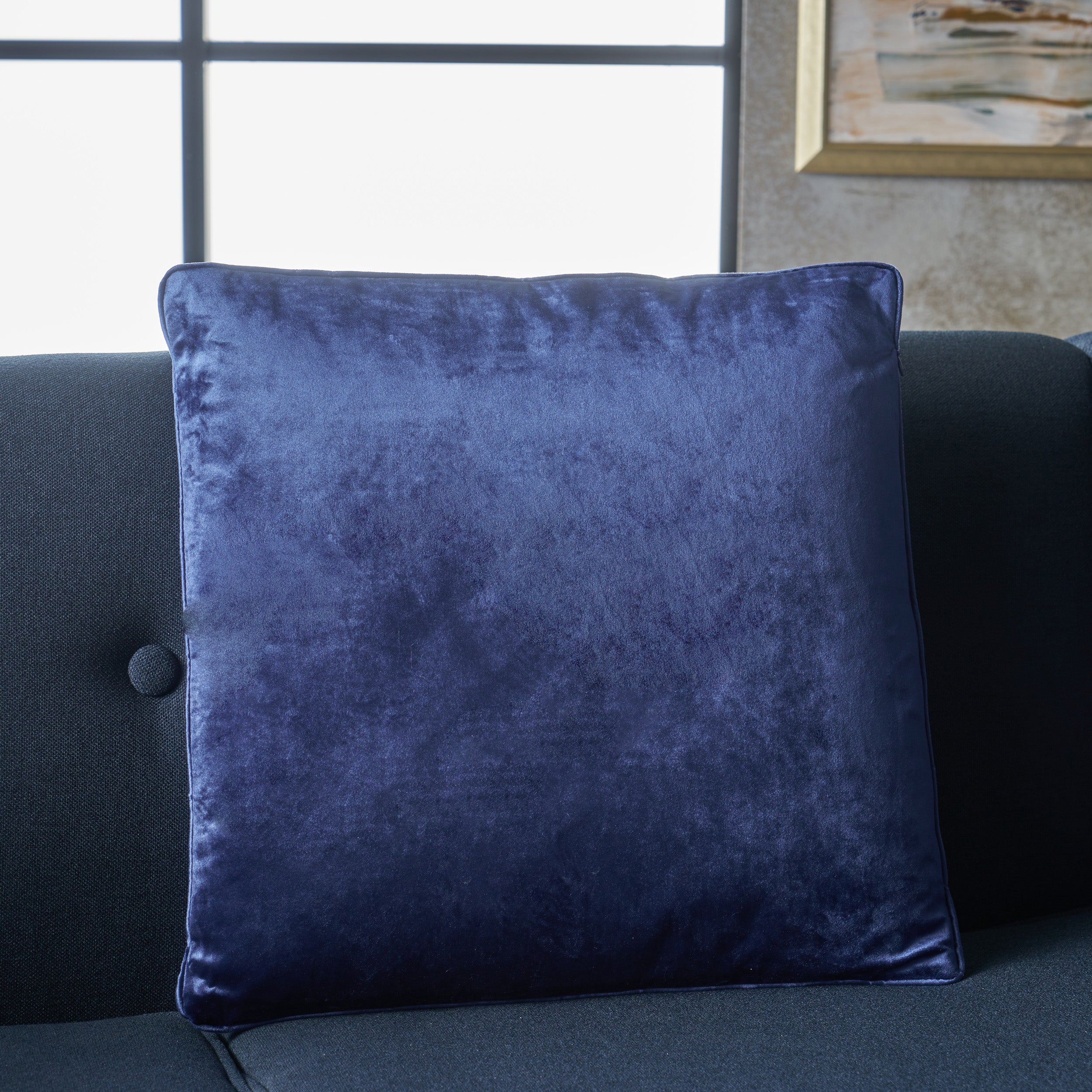 Isadora Modern Fabric Throw Pillow