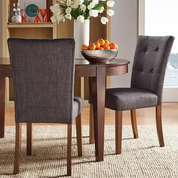 Hutton Upholstered Dining Chairs (Set of 2) by iNSPIRE Q Classic