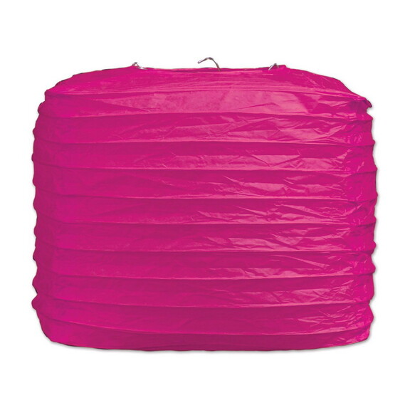 Beistle 54734 C Square Paper Lanterns  cerise  8