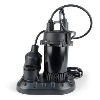 Everbilt 14 HP Aluminum Sump Pump with Tethered Switch HDPS25W