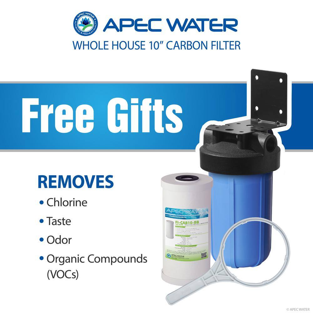 APEC Water Systems Premium 15 GPM Whole House Salt-Free Water Softener System with Pre-Filter FUTURA-15