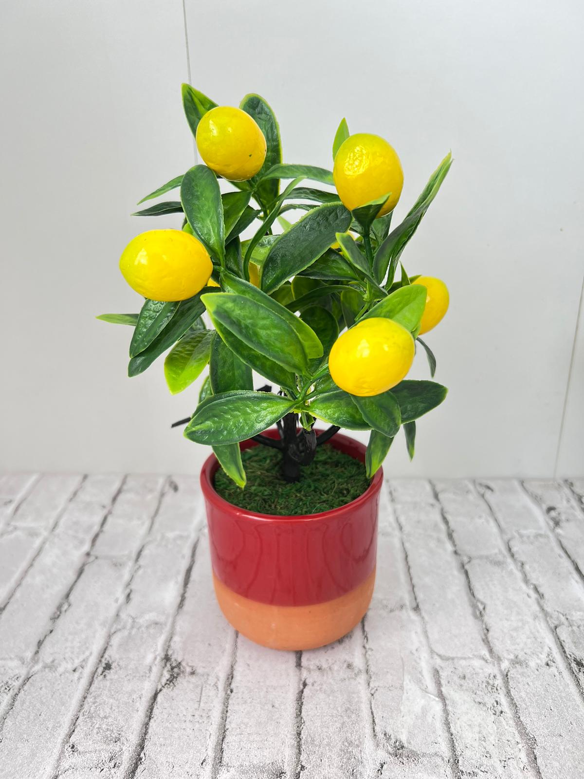 Gorgeous Artificial Lemon Bonsai